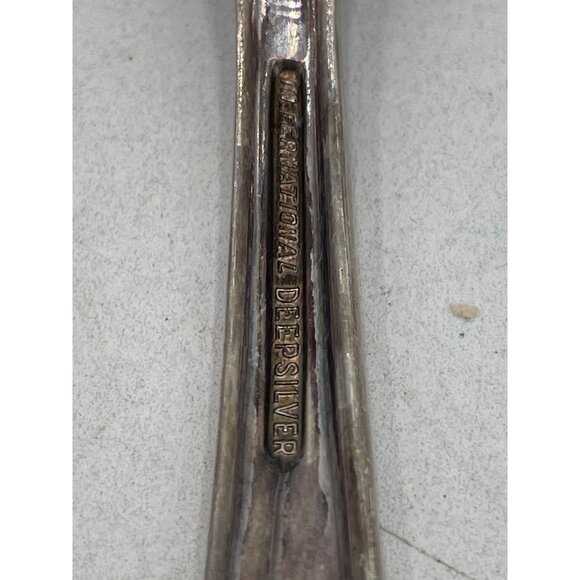 Happy anniversary Silverplate by International Deep silver 1960 Serving Pieces - Picture 4 of 5